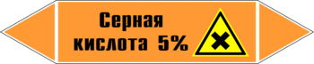 Маркировка трубопровода "серная кислота 5%" (k23, пленка, 252х52 мм)" - Маркировка трубопроводов - Маркировки трубопроводов "КИСЛОТА" - . Магазин Znakstend.ru